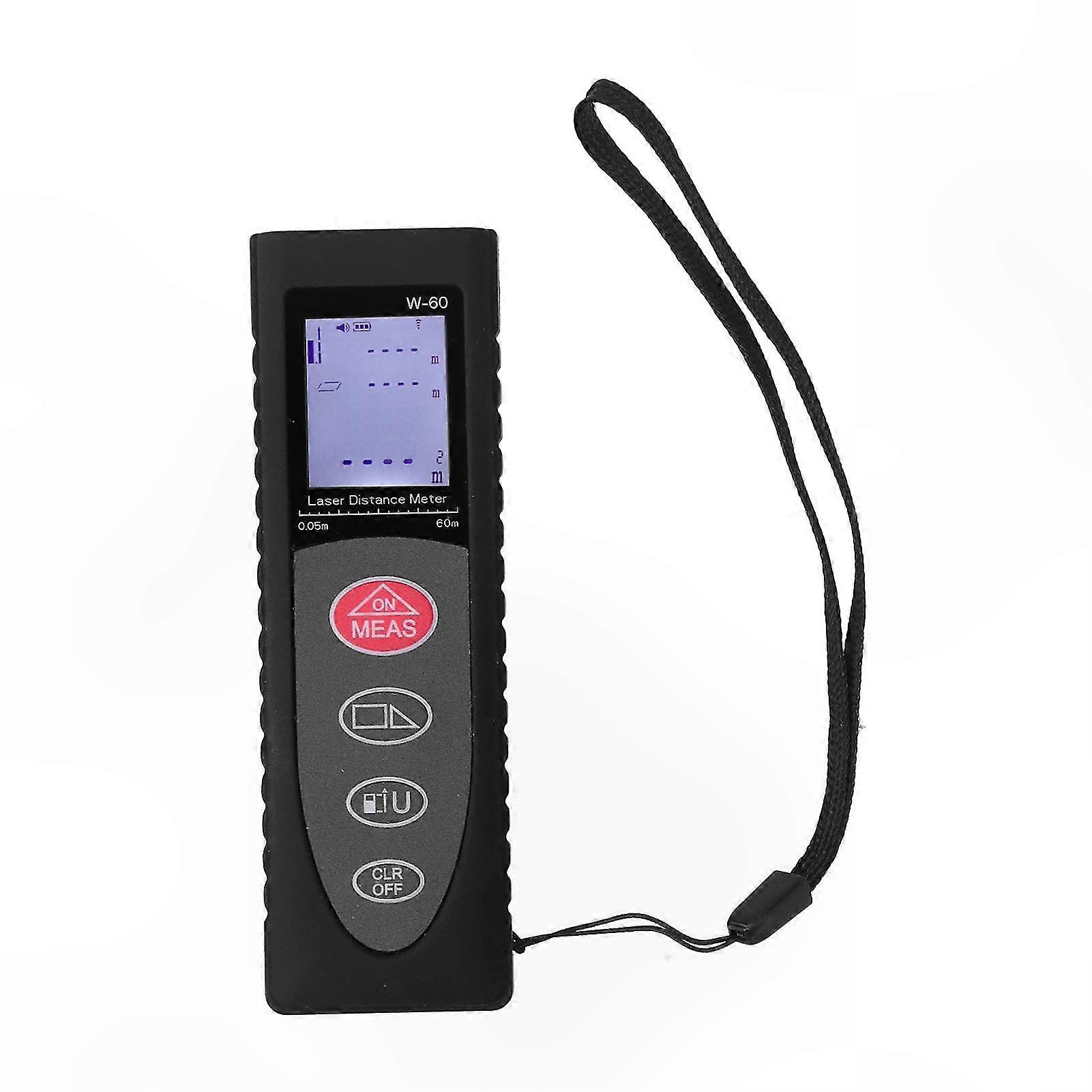 Compact Infrared Distance Measurer 60m Range Handheld Tool for Construction and DIY Projects