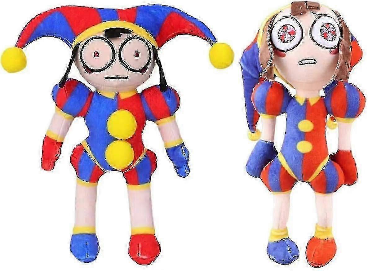 Digital P Pomni And Jax Stuffed Doll - Set Of 2, For Adults And - , ,-