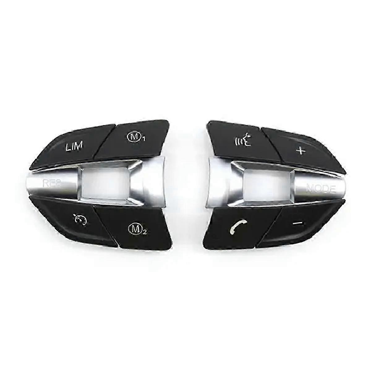 Car Steering Wheel Button Knob Replacement for F10 F11 F30 F31 F34 F01 F02 F07 F06 F12 F25 F26 F15 F16 M2 M3 (B)