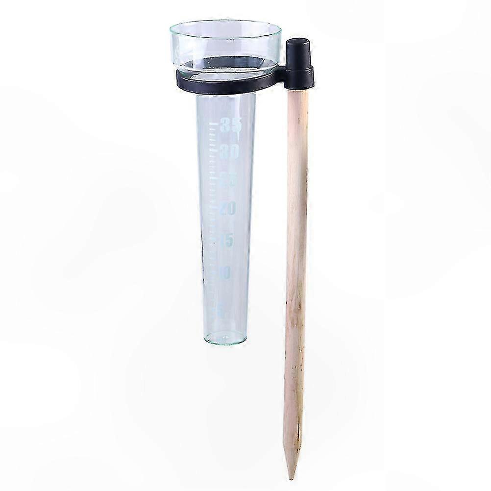 Rainfall Measurement Device with Plastic Test Tubes for Home Use