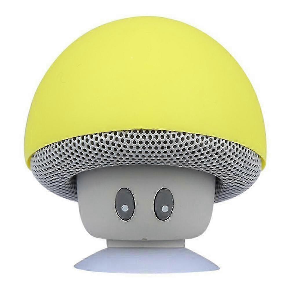 Portable Mini Cute Mushroom Waterproof Sucker Bluetooth-compatible ...
