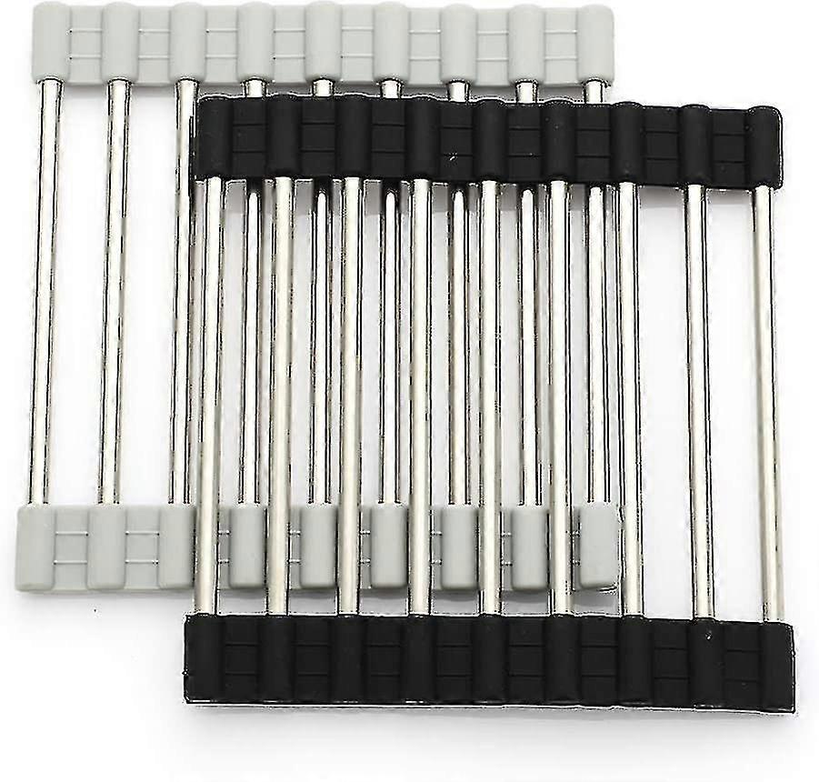 Rolls Up Trivets: 304 Stainless Steel Multi-Purpose Heat Resistant Rack