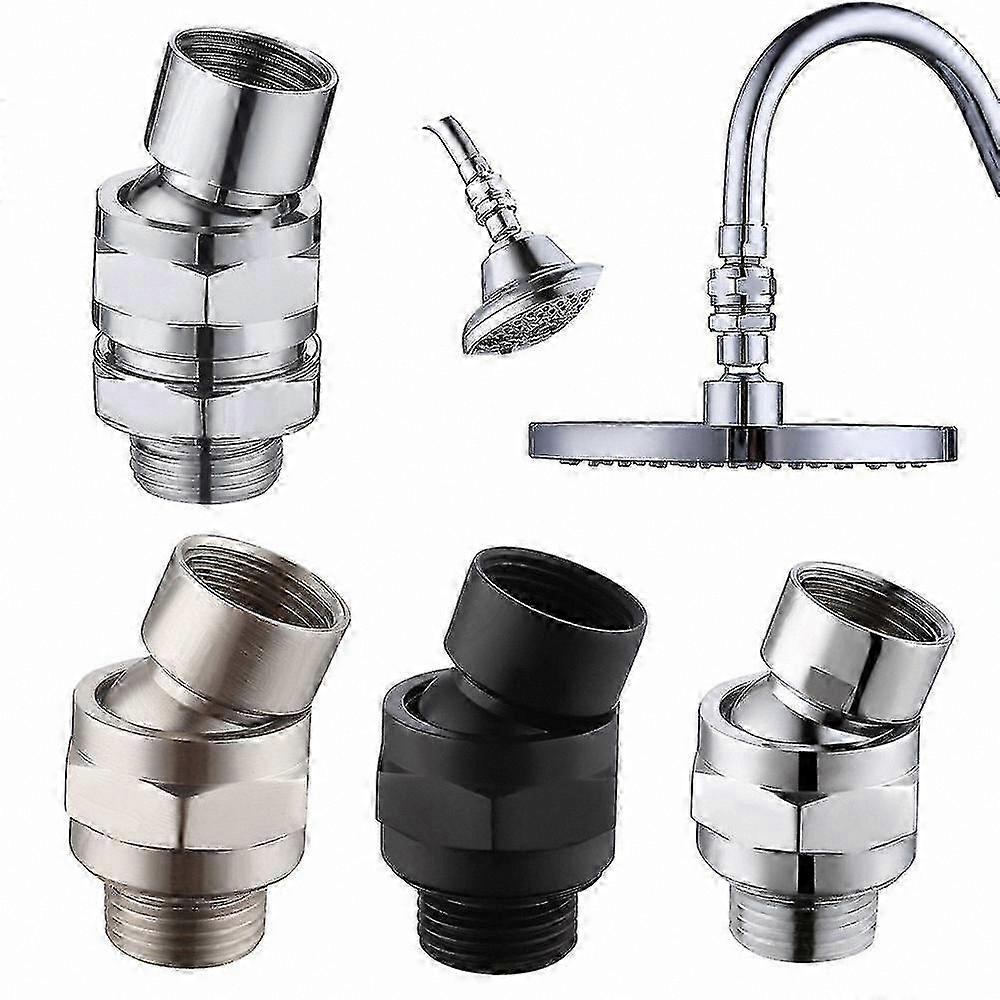 Adjustable Shower Arm with Swivel Connector for Shower Head Extension