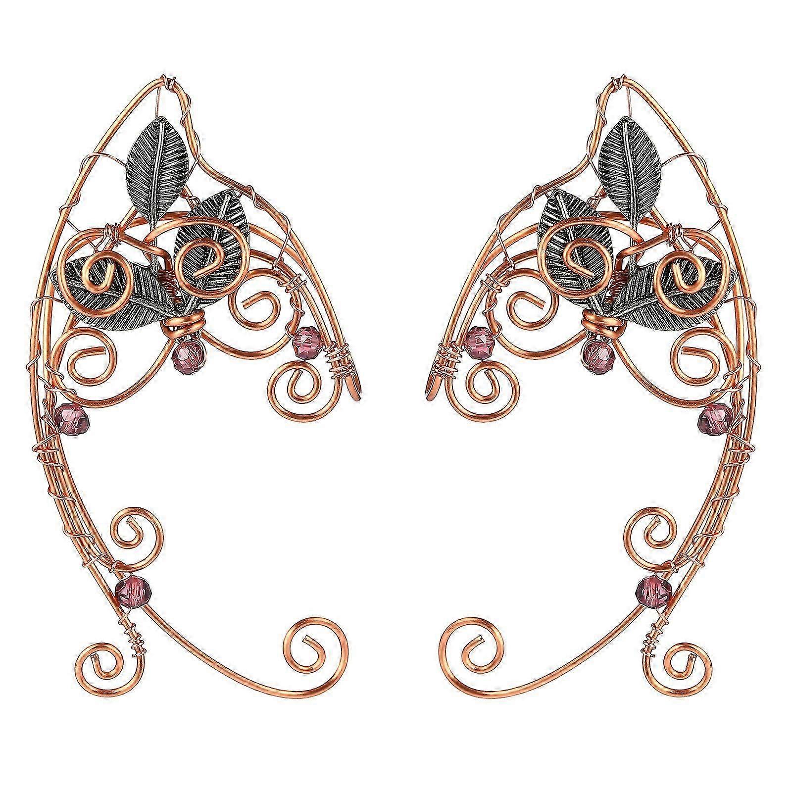 Γυναικεία Σκουλαρίκια Ear Clip Σκουλαρίκια Γυναικεία Elf Ears Cosplay Fairy Ears Metal Fairy Ear Cuffs! ΖΖ19