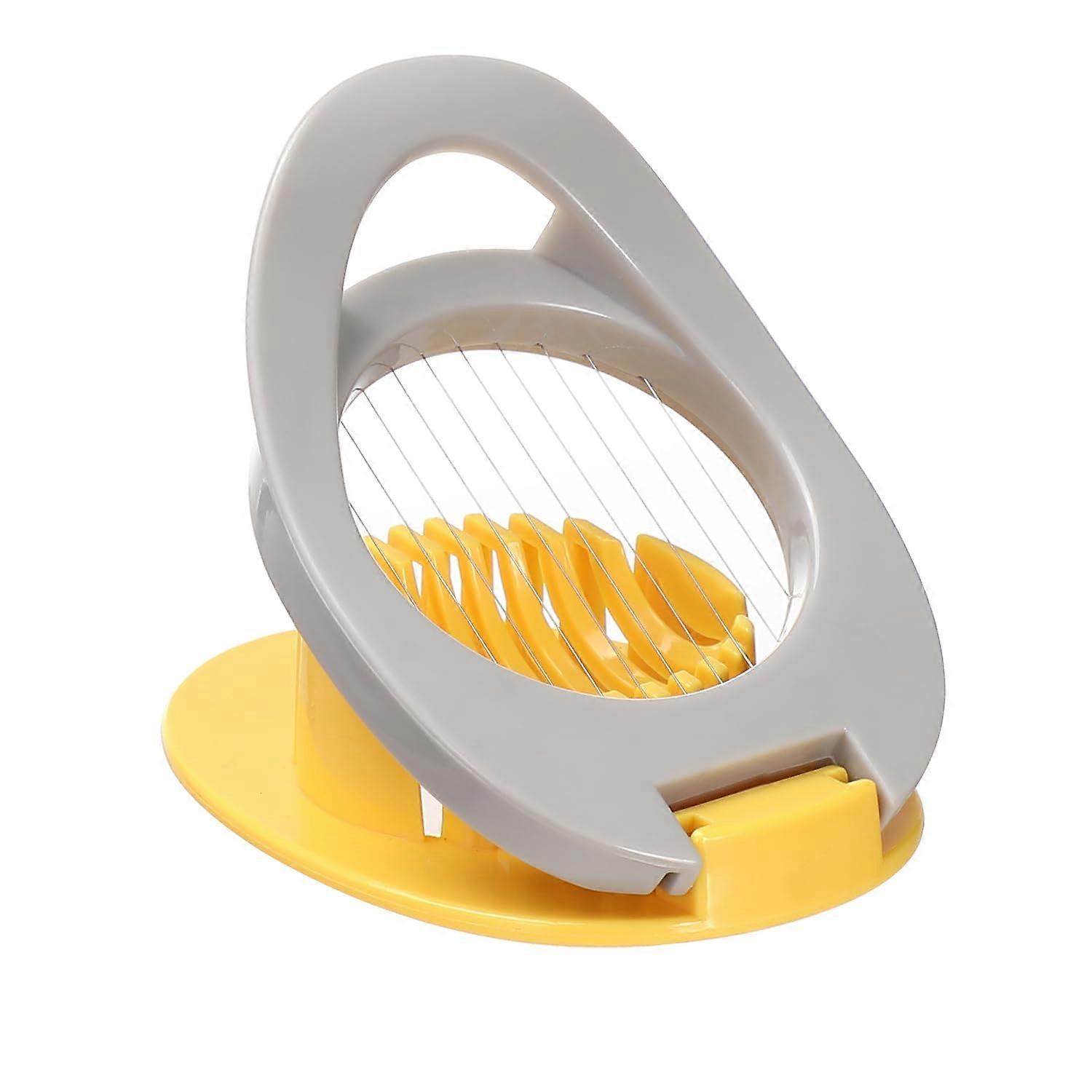 Egg Slicer For Boiled Eggs Multifunctional Stainless Steel Wire Hard Boiled Egg Cutter Even Slicing Also For Soft Fruit
