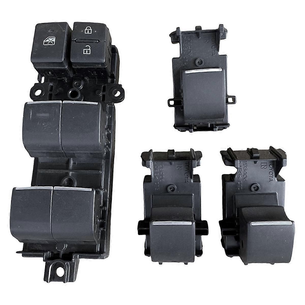 4 Pcs LED Window Switch Kit for XA50 2019-2021 84040-02180, 84040-0R020, 84810-F4060