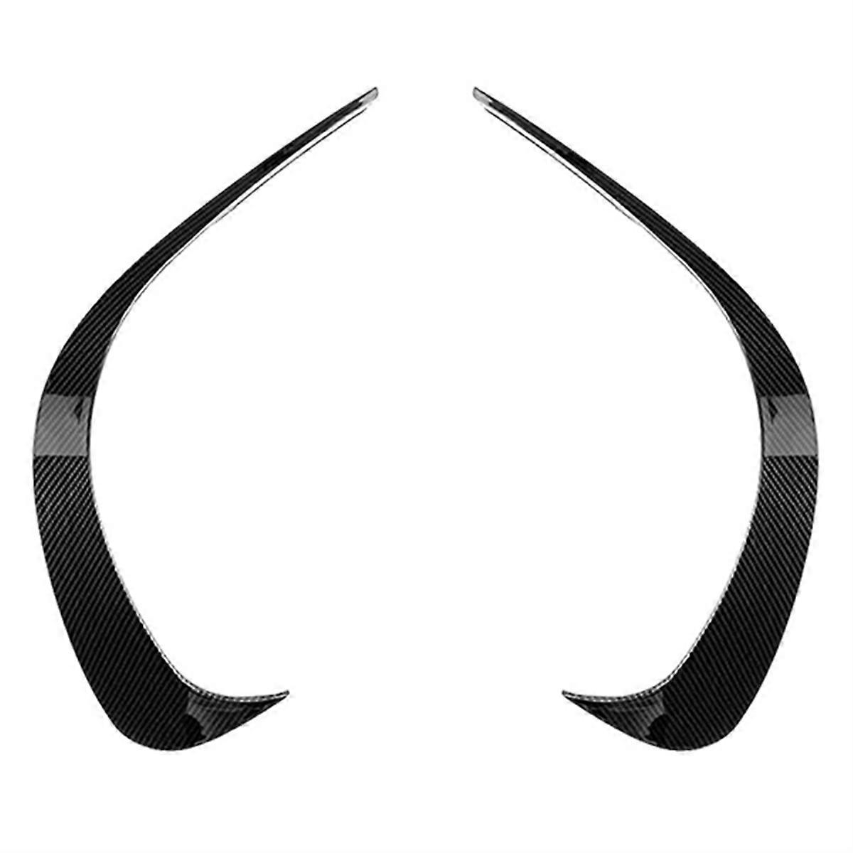 1 Pair Car Front Bumper Side Vent Canard Wind Knife Splitter for C-Class W206 2021 2022 C200 C260 C3