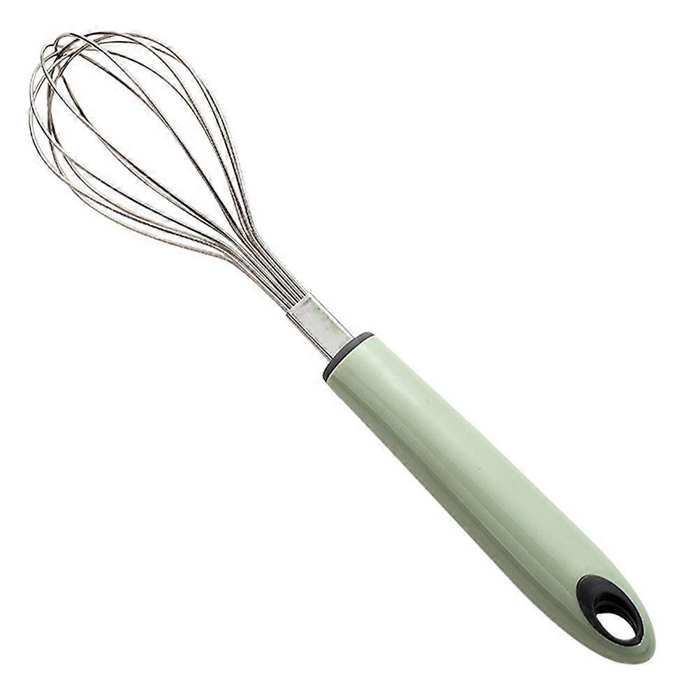 Stainless Steel for Kitchen Use with Long Handle and Convenient Hole Green 1pc