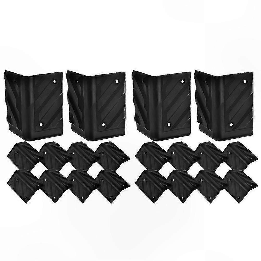 Speaker Cabinet Corner Protectors, Right Angle Guards for o Equipment, 20 Pack