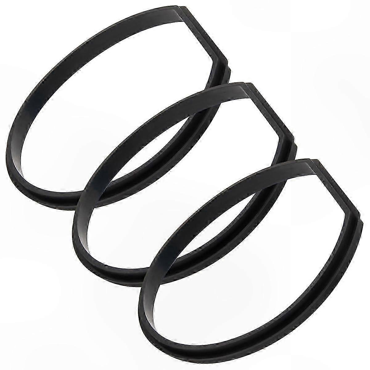 Gasket Set for 18V Stick Vacuum Dust Bin Lid, 3-Pack, Compatible with Multiple Models