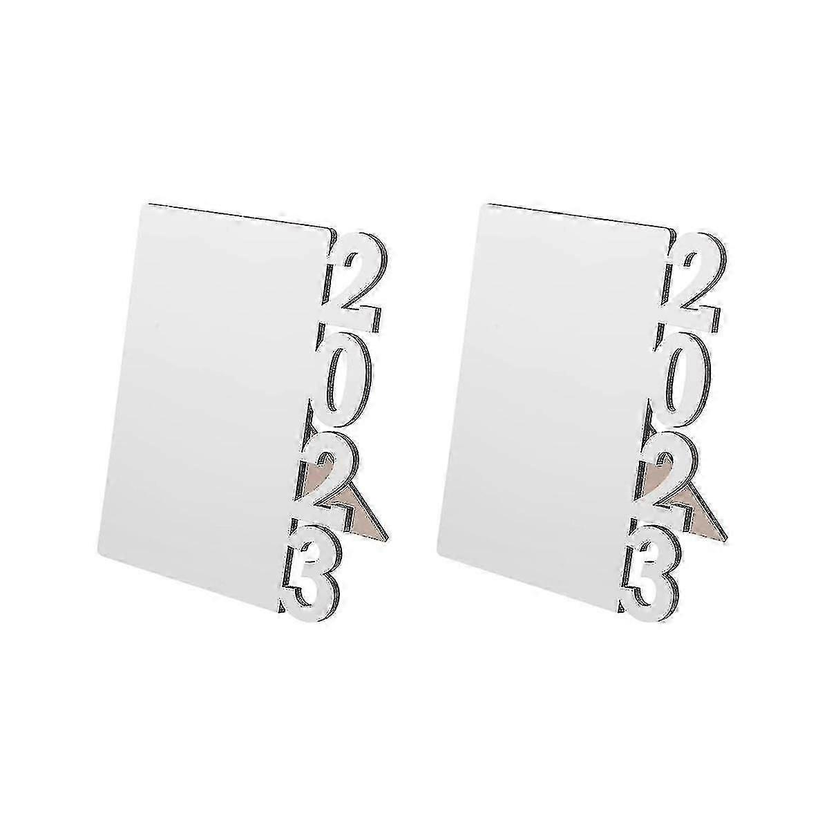 2 Pcs 2023 Graduation Blank Graduation Picture Frame Diy Craft Sublimation Blank Cheer