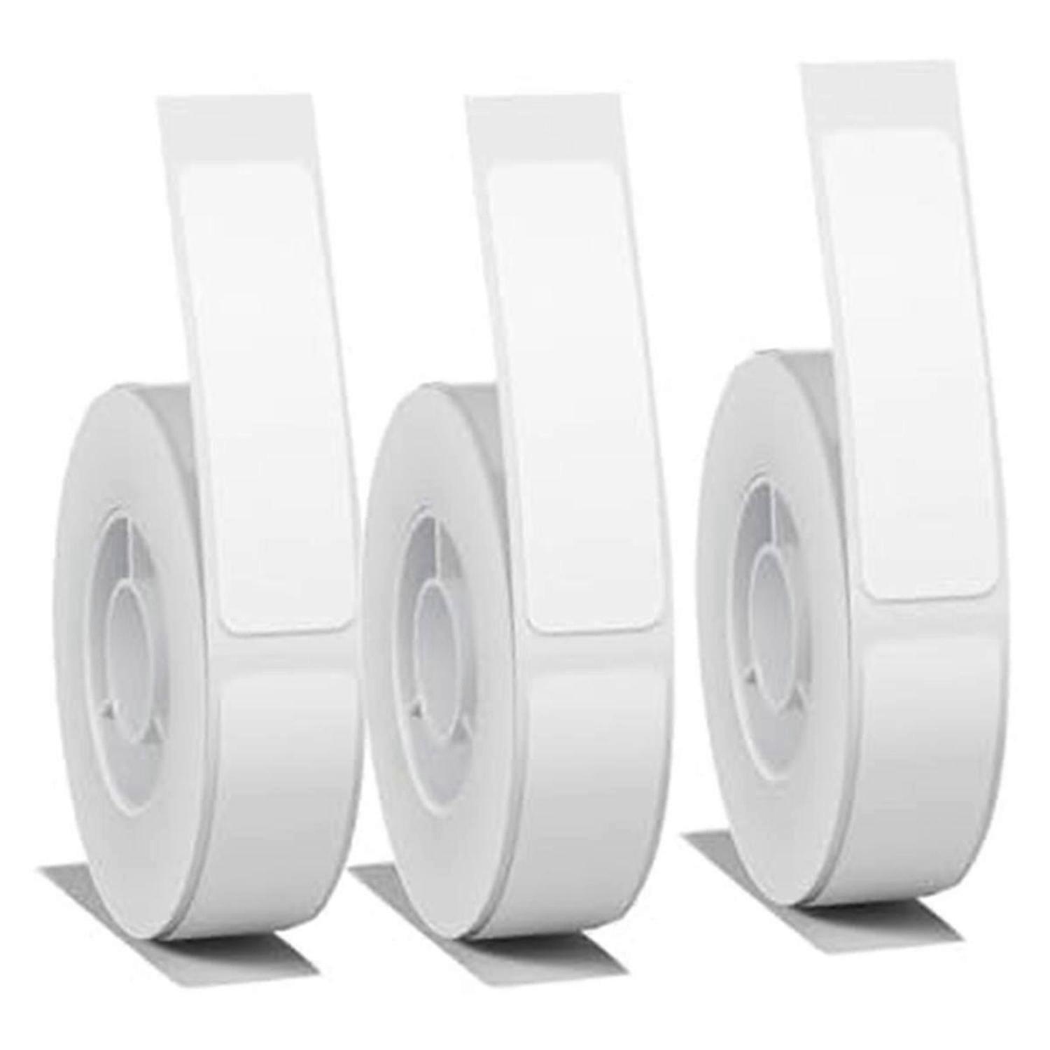 White Label Paper for D11 D110 D101 Label Maker 3 Rolls White 12x40mm