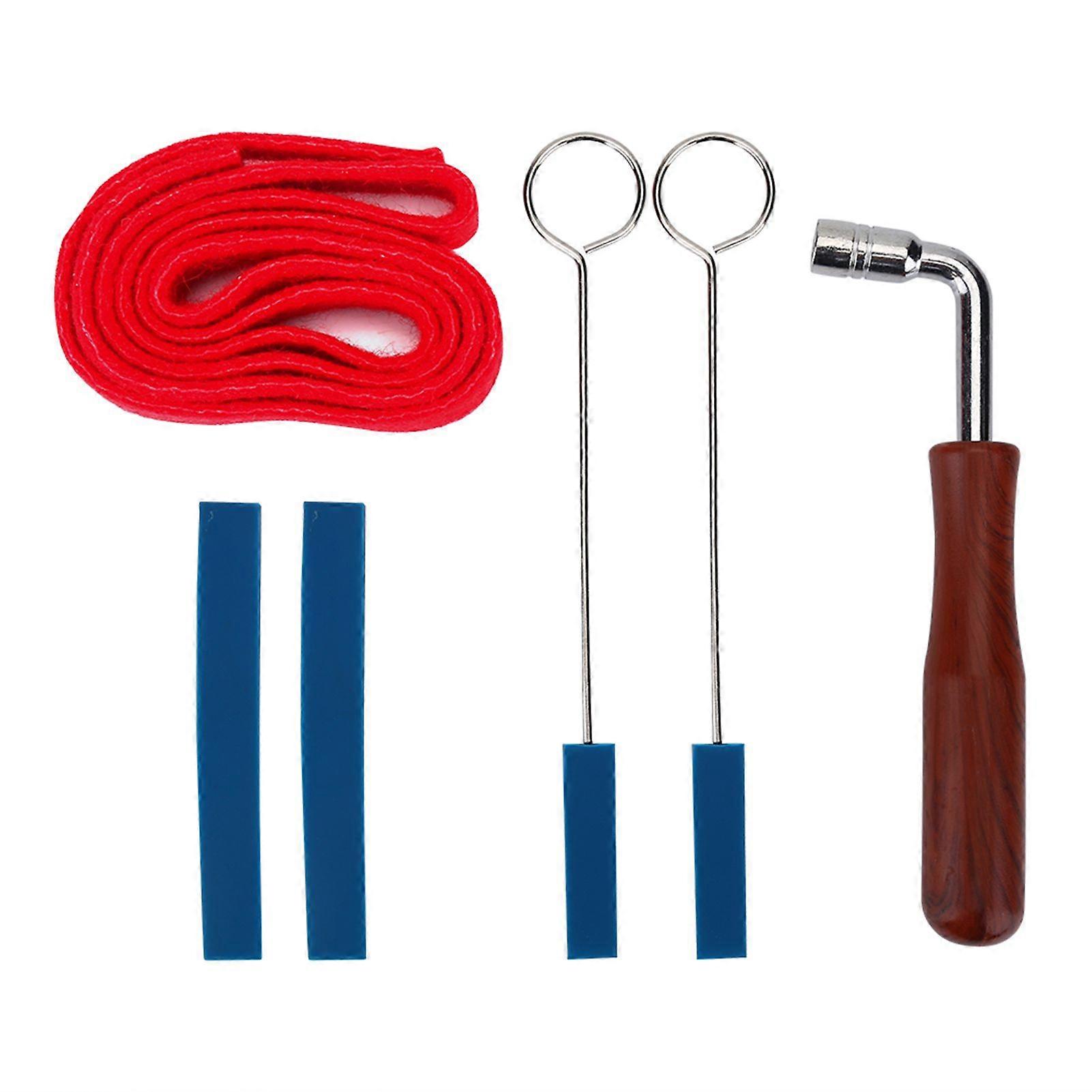 Good Quality Piano Tuning Hammer Mutes Temperament Strip Tools DIY Fixing Kit Set