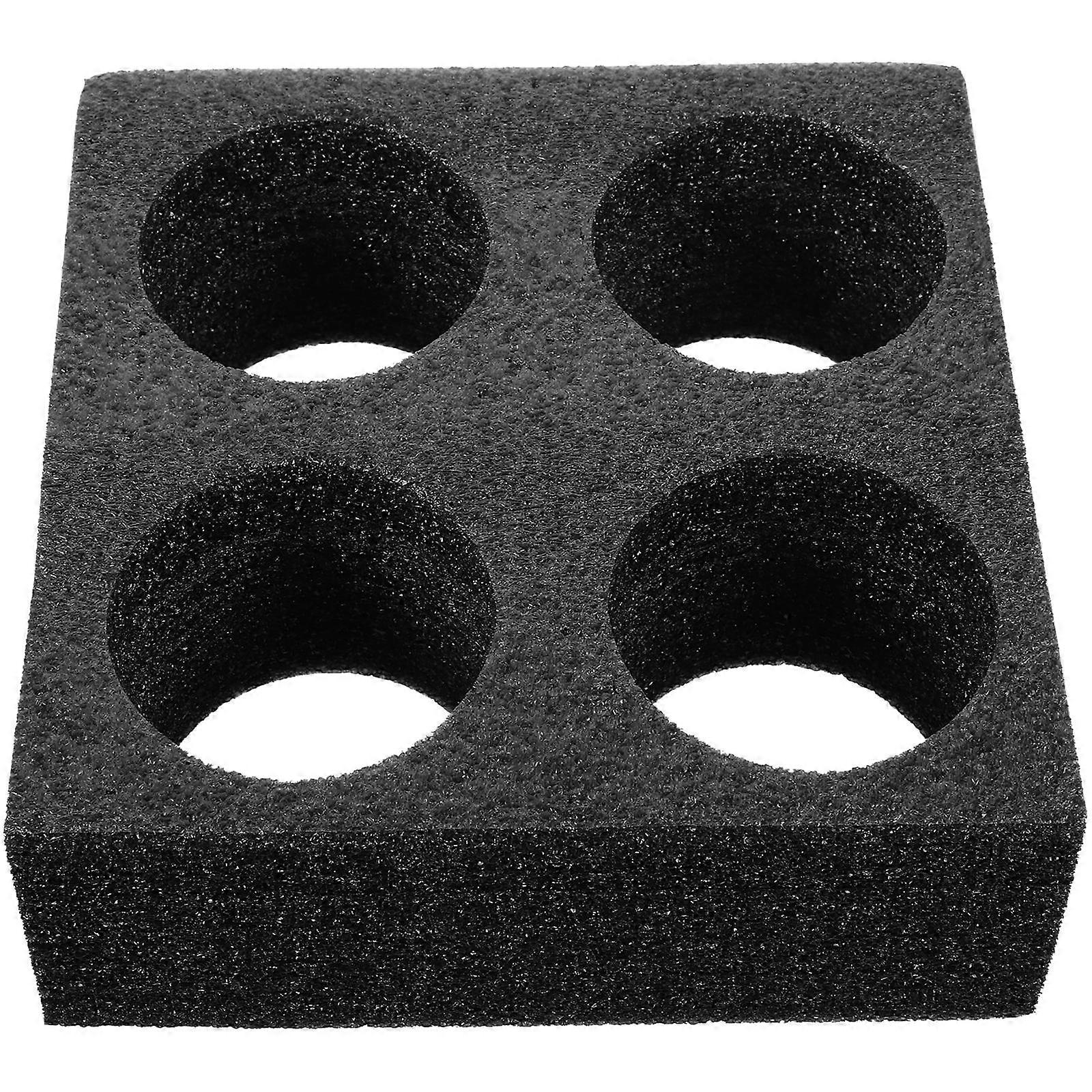 Coffee Cup Carrier Tray Foam Holder for Storage 4Pcs Drink Cup Organizer