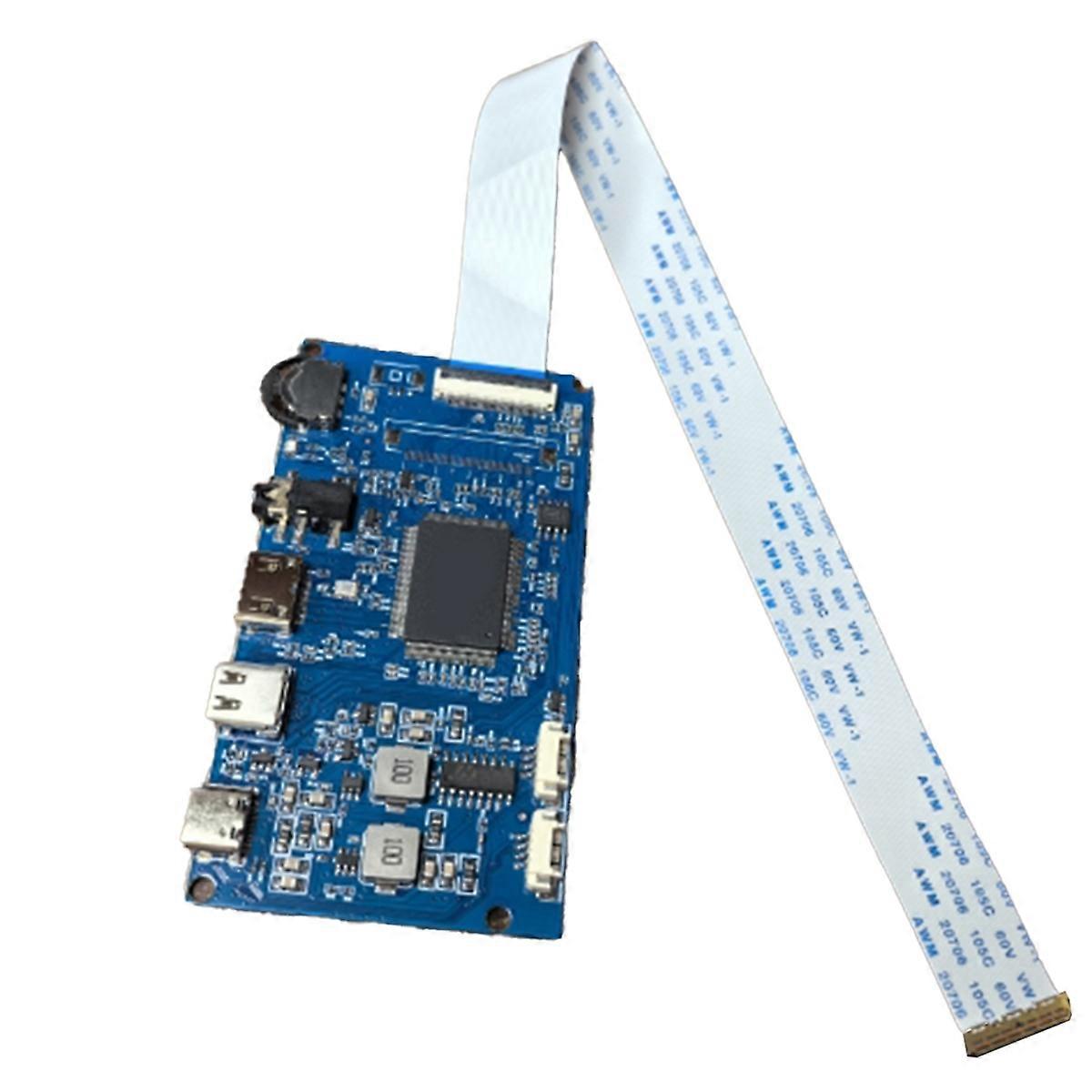 Mini -Compatible to EDP 30Pin IPS Screen LCD Driver Controller Board Monitor Laptop TYPE-C 1920x1080