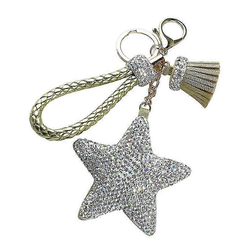 Rhinestone Keychain Pendant Designed For Car Key And Phone Decoration Perfect For Daily Use 1Pack