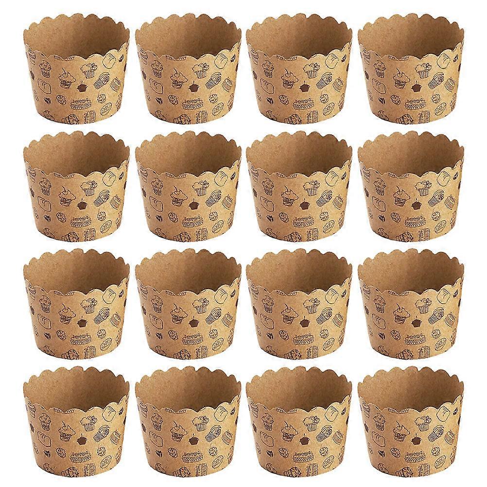 Cupcake Cups Brown Paper Cake Cups for Baking Function 150Pcs