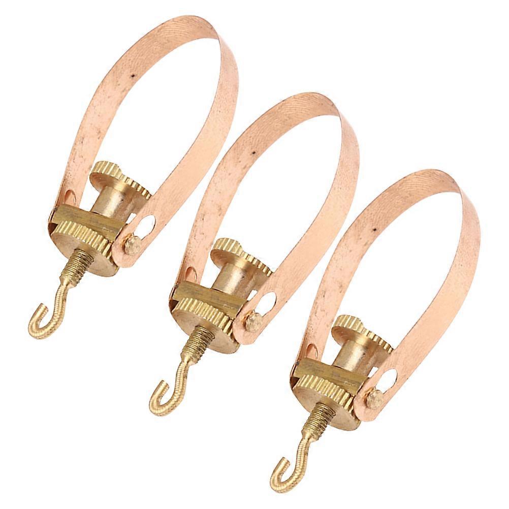 Metal Erhu Fine Tuners for String Adjustment Professional Accessory 12Pcs