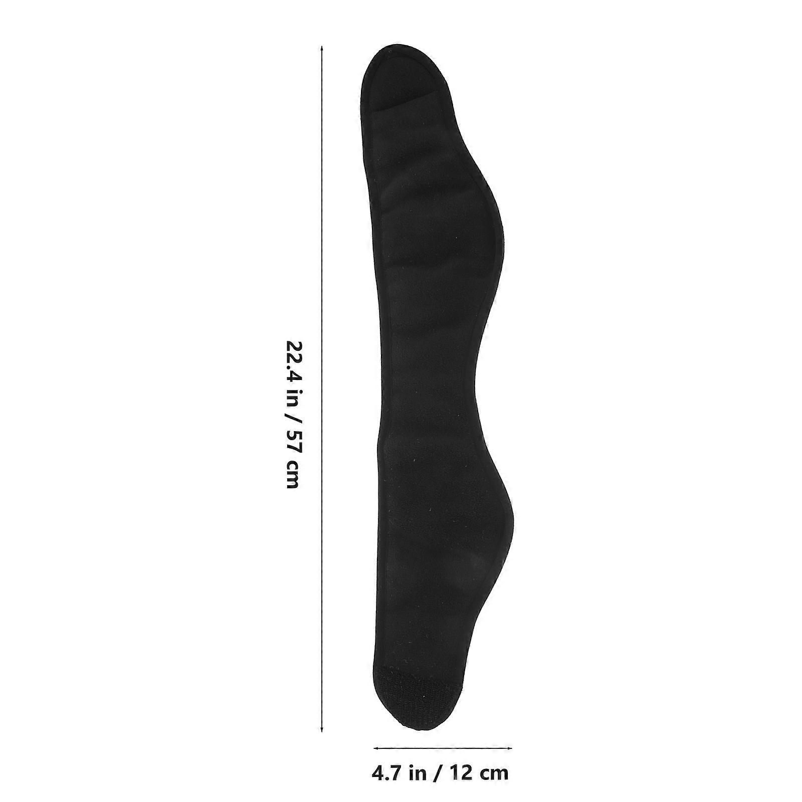 Sleeping 2Pcs Plush Ear Muff Headband Black