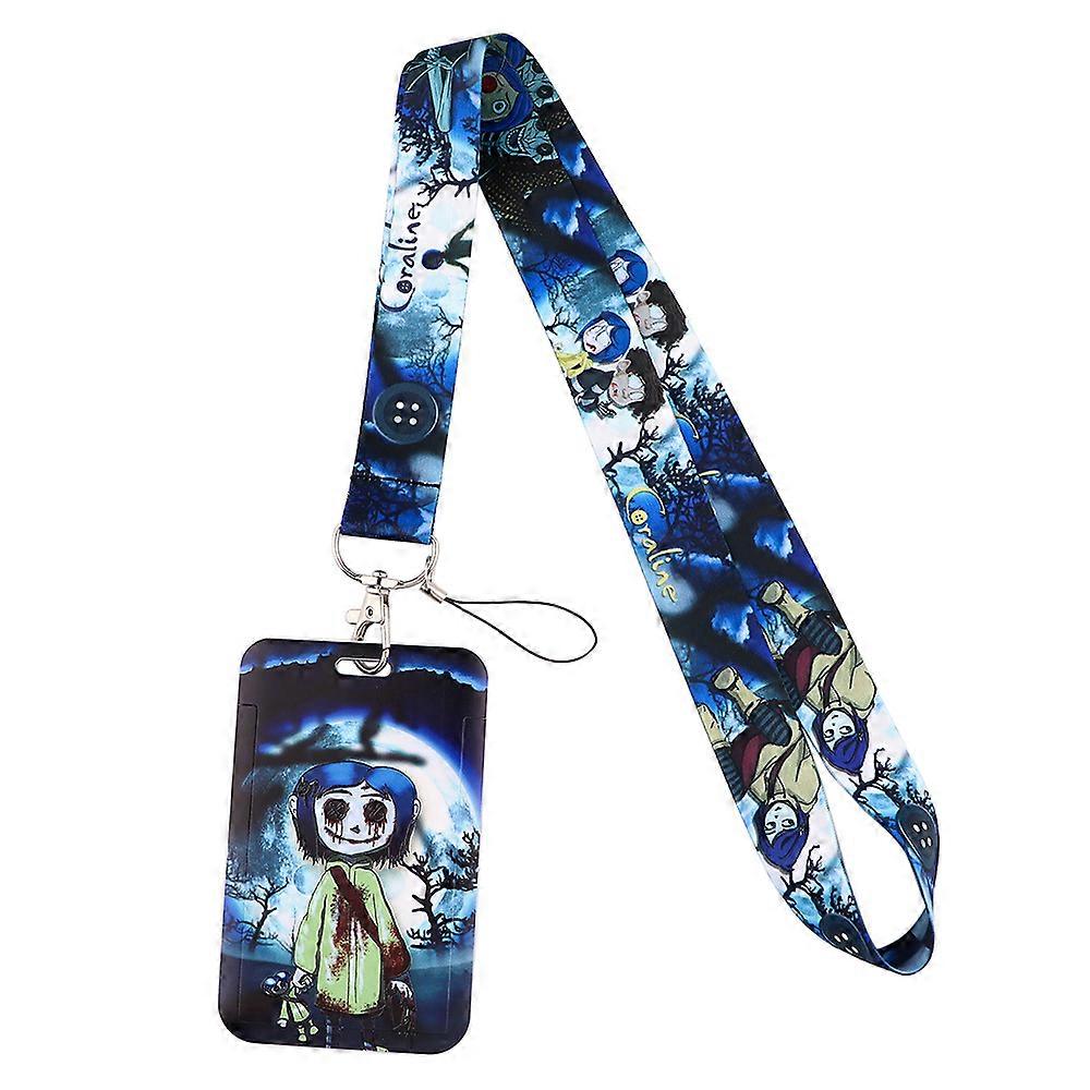 Killer Halloween Horror Movie Lanyard for Keychain ID Card Cover Passport Student Phone USB Badge Holder