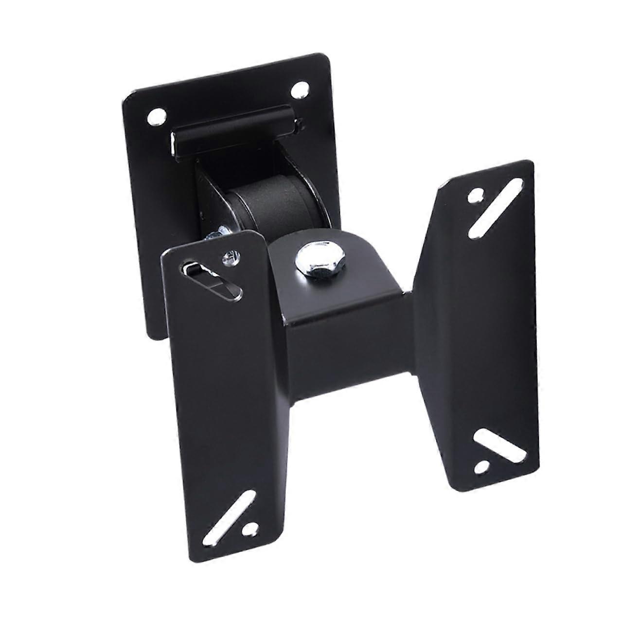 TV Wall Mount Bracket 180 Degree Rotating Monitor Support Universal Hole Pattern Includes Screws And Rubber Plugs