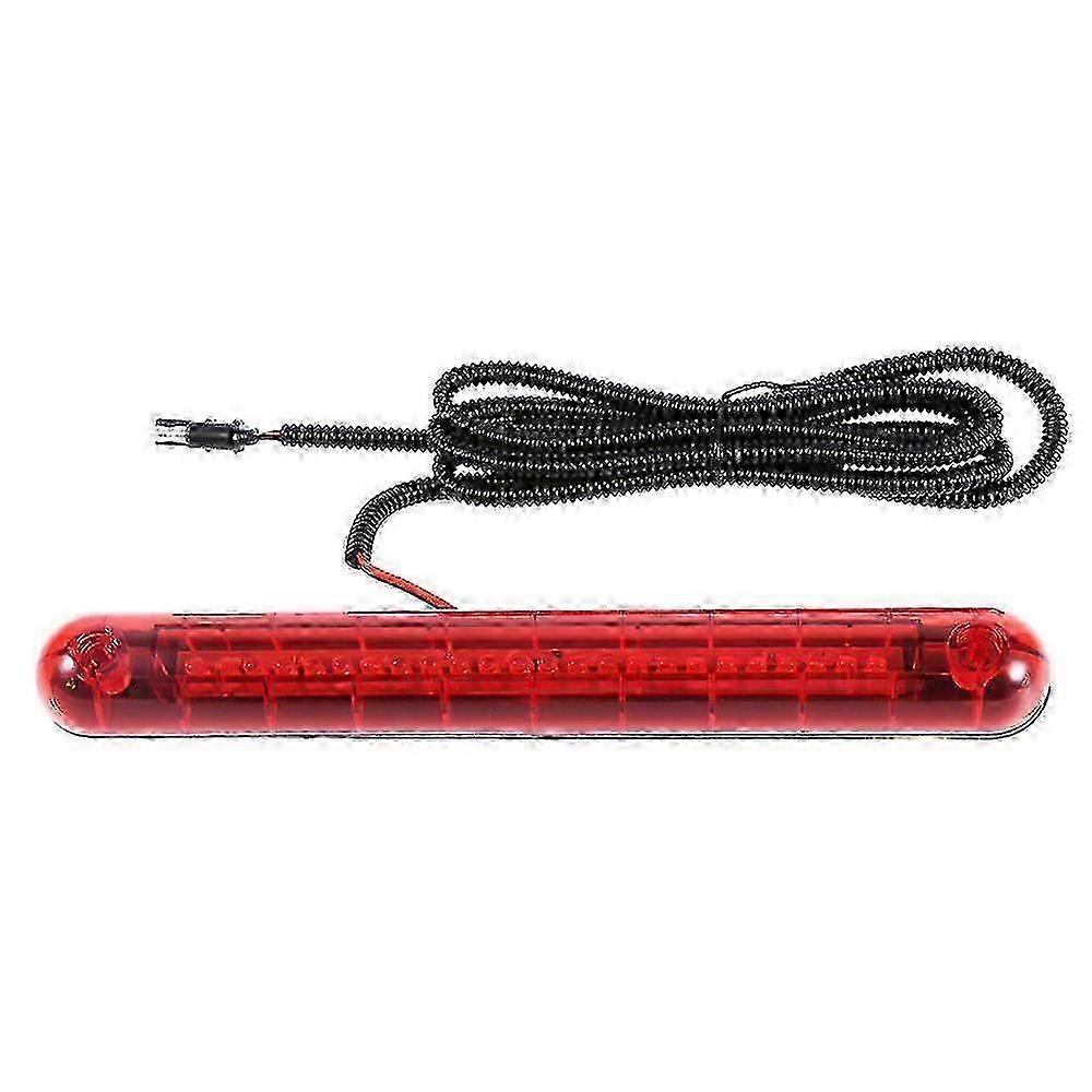 High Mount Third-Brake Stop Tail Light Lamp with 24 Red LEDs and 12V Power Supply