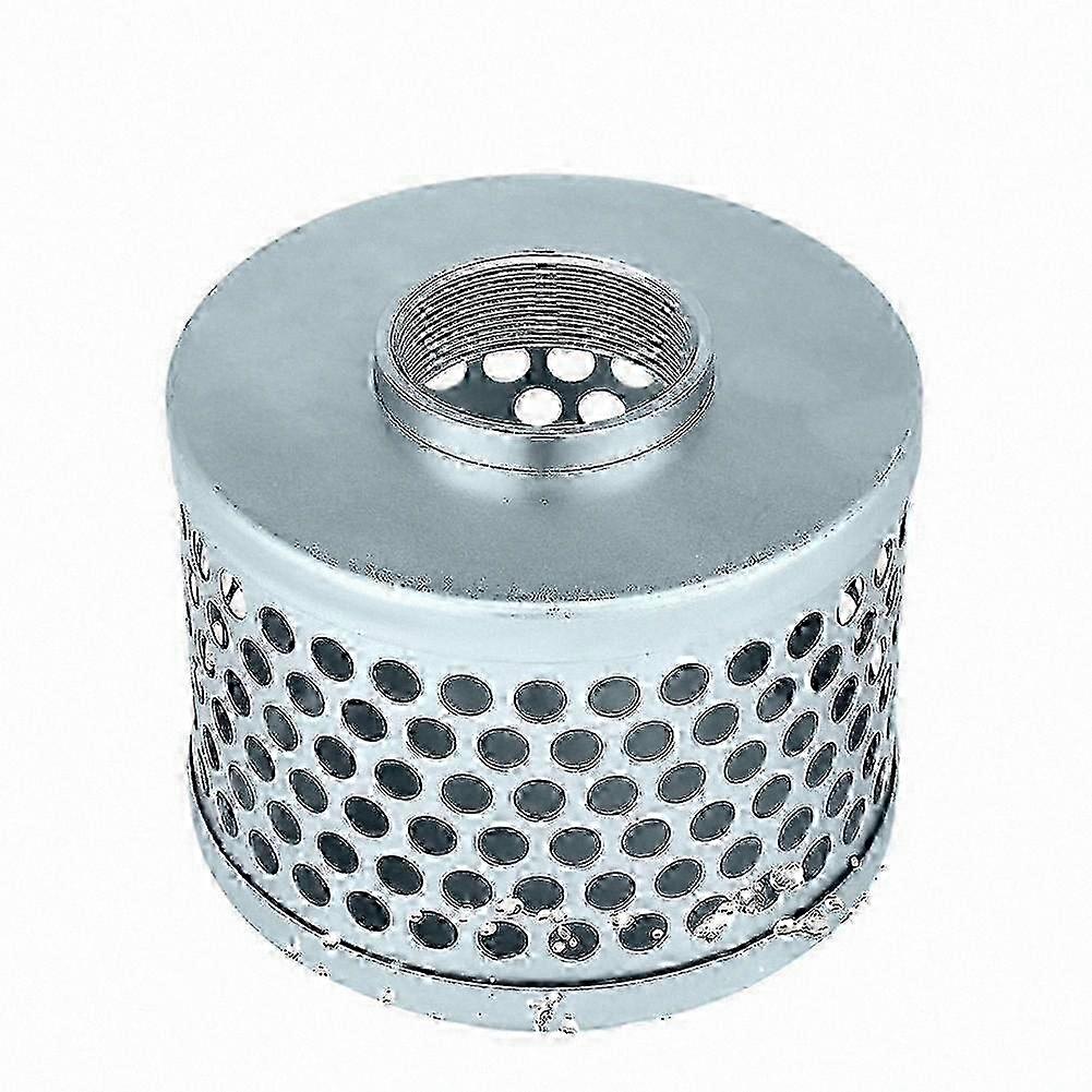 Round Hole Suction Strainer with NPT Thread for Debris Removal Stainless Steel Water Pump Inlet Filter Connection