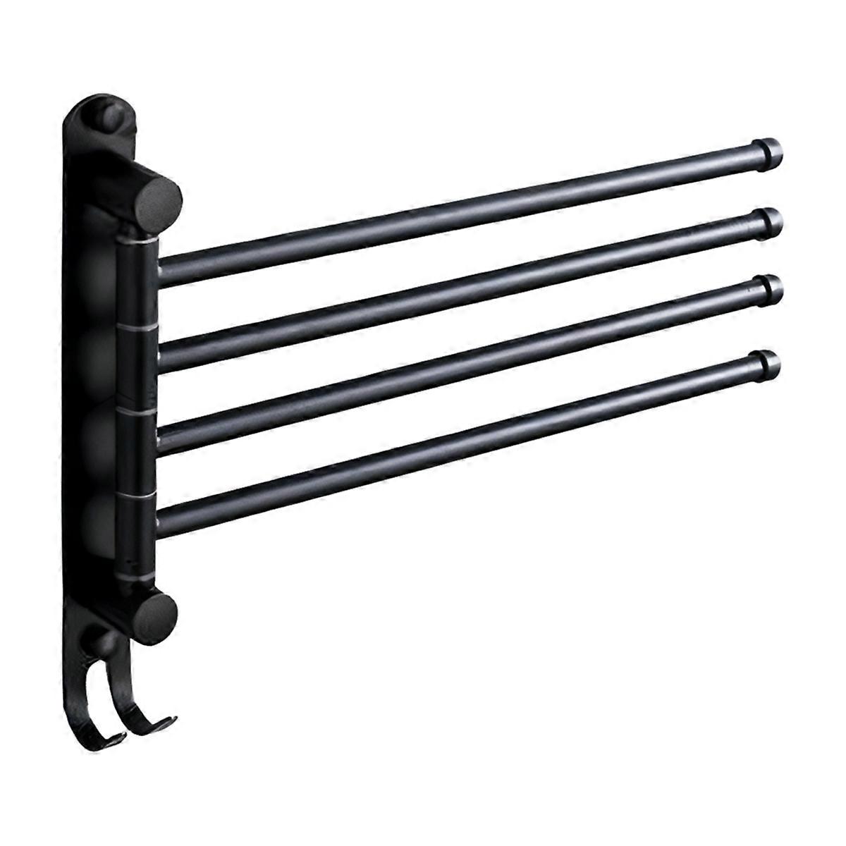 Bath Towel Rack Swivel Towel Rack Bathroom Swing Arm Towel 4 strokes