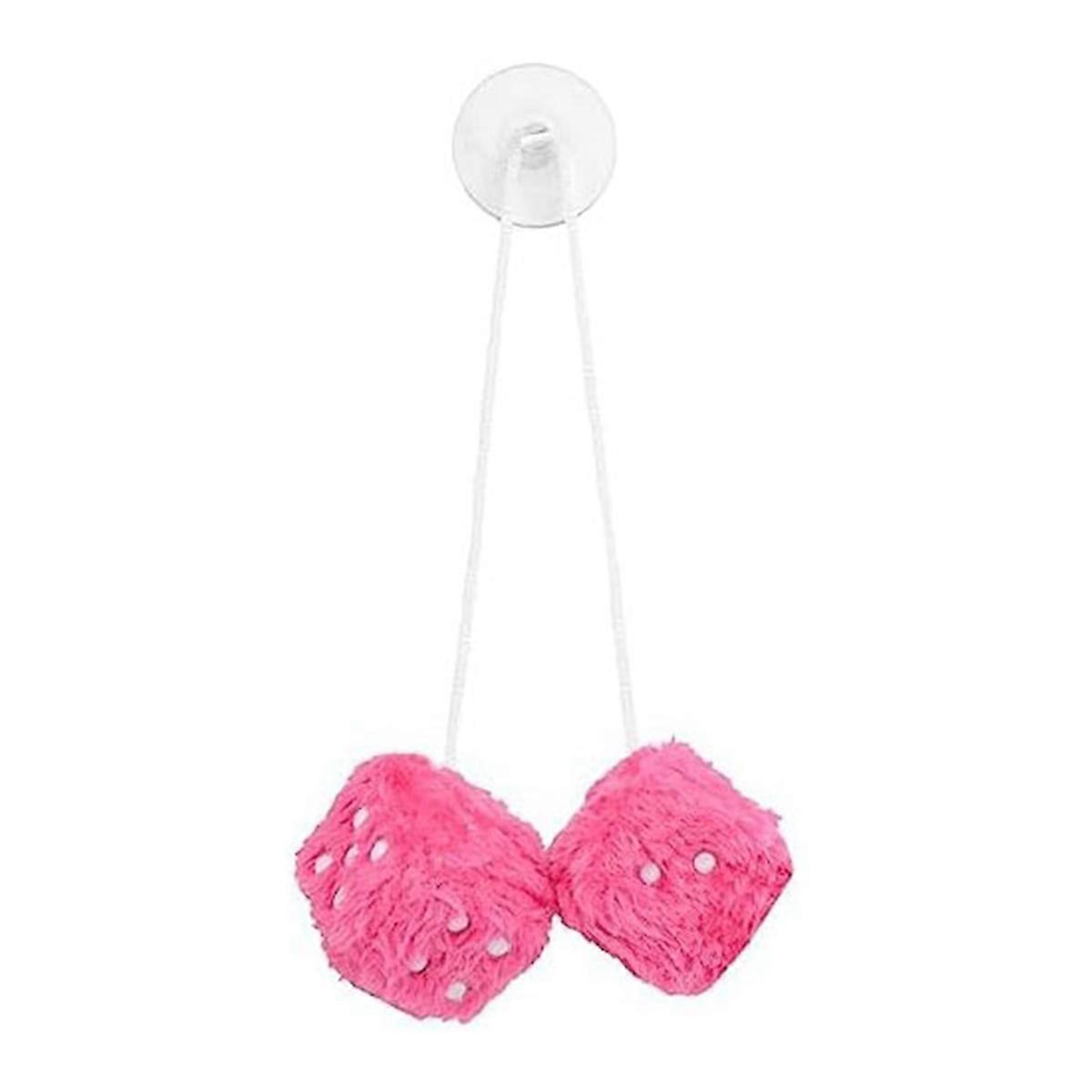 Car Hanging Dice, Car Mirror Hanging Dice-Pink