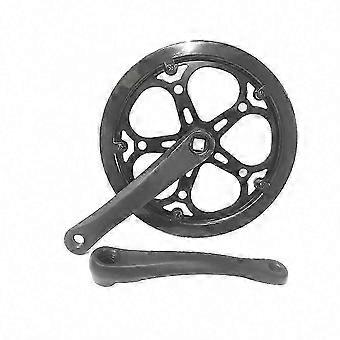 52T 170mm Single Speed Bike Vevparti, Diamant Hål Fällbar Cykel Vev Tand Platta