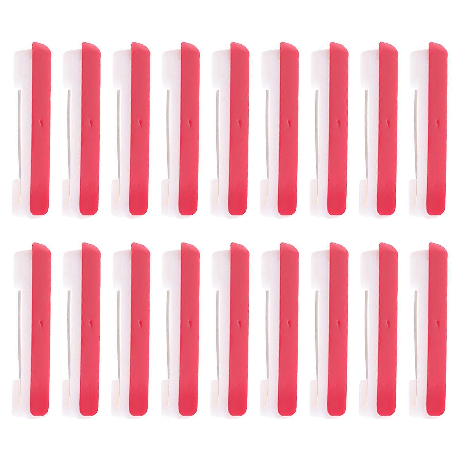 Durable Safety Clasp Adhesive Badges for Garments and Craft Items White 3.5x0.8x0.8cm 1000Pcs