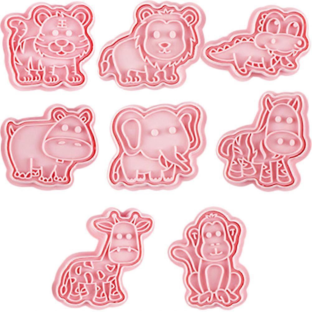 Stereo Design Cookie Molds For Baking Cookies Ideal For Friends And Relatives In Pink 24Pcs