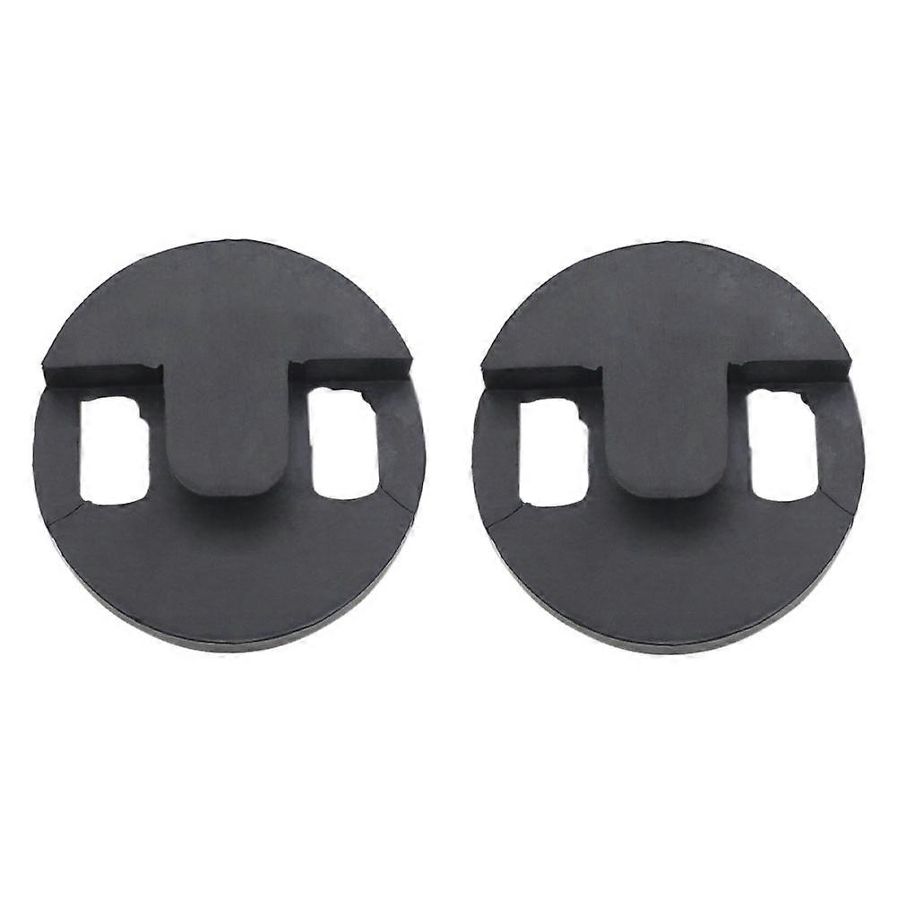 Violoncello Mute Rubber Dampener for Cello Use 2Pcs Black Durable Round