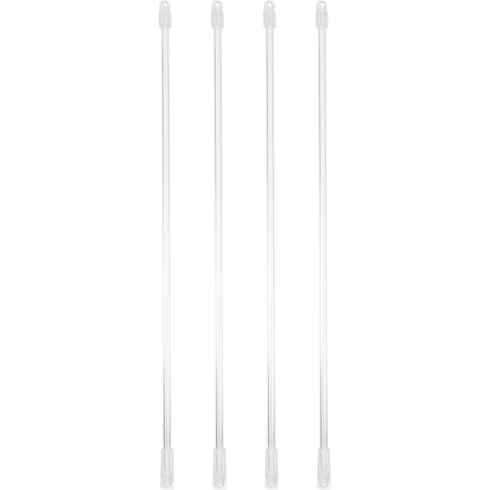 Transparent Blind Rod With Hook For Curtain Pulling Ideal For Office Living Sets