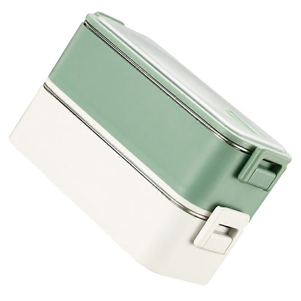 Reusable Japanese Style Stainless Steel Lunch Container Office Use School Picnic 7.7×4.4×3.5in 1Set