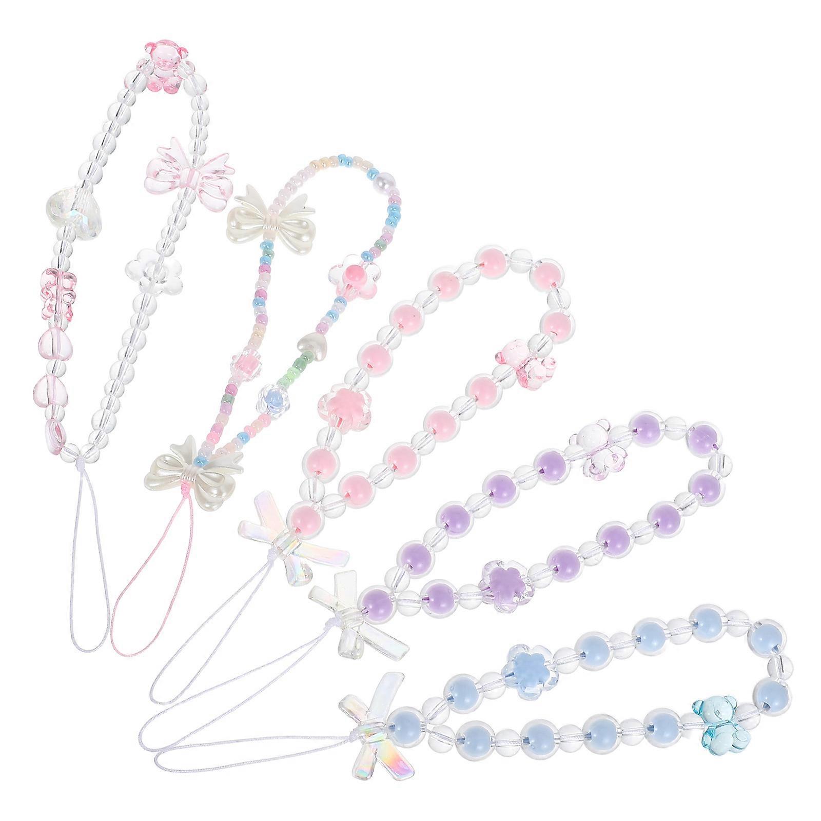 Cell Phone Chain Decoration Charm 15 Pcs For Women Bags Keys Daily Use With Durable Design And Antidrop Feature