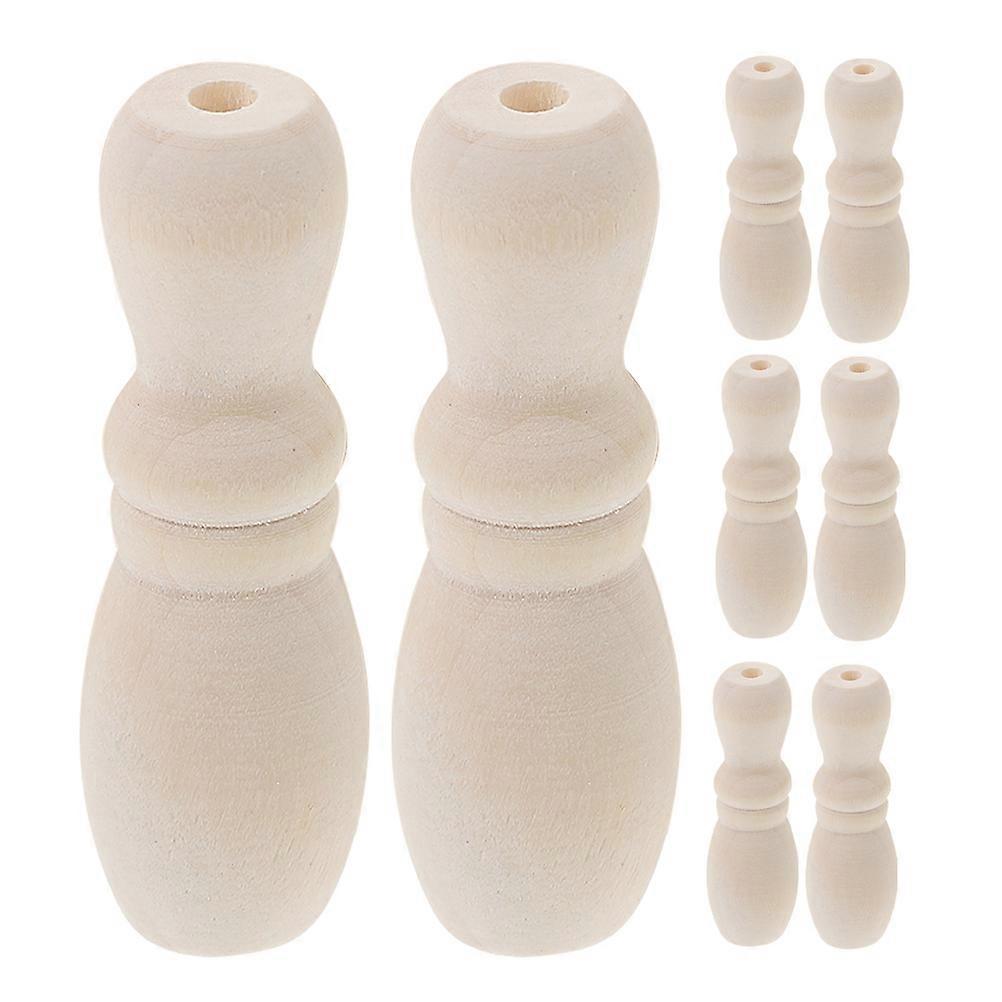 Pull Cord Knobs for Curtains Wooden Blinds 40Pcs Beige Cord Pendant