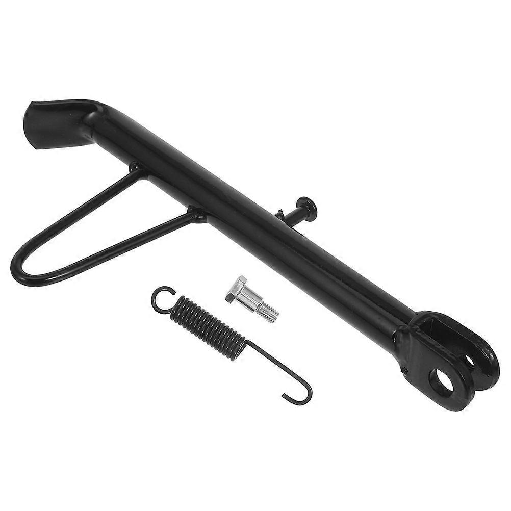 Black Motorcycle Side Kickstand Adjustable Foot Support for Electric Bikes