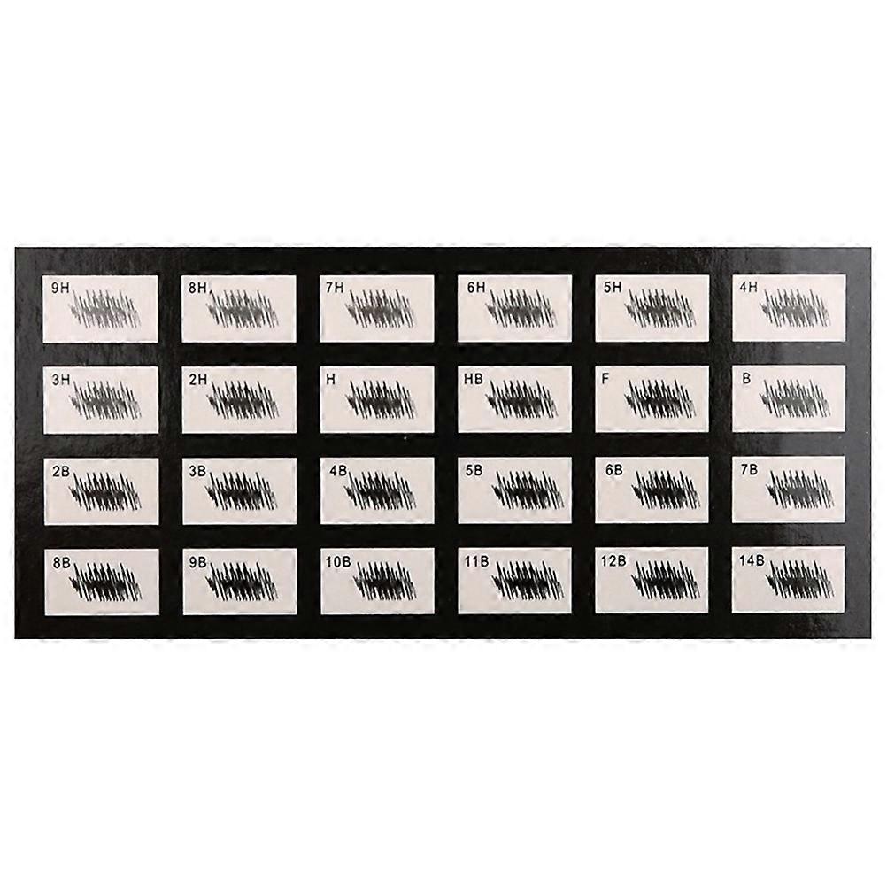 Sketching Pencil Pencil Set for Drawing 48Pcs Black Bamboo Wood Material
