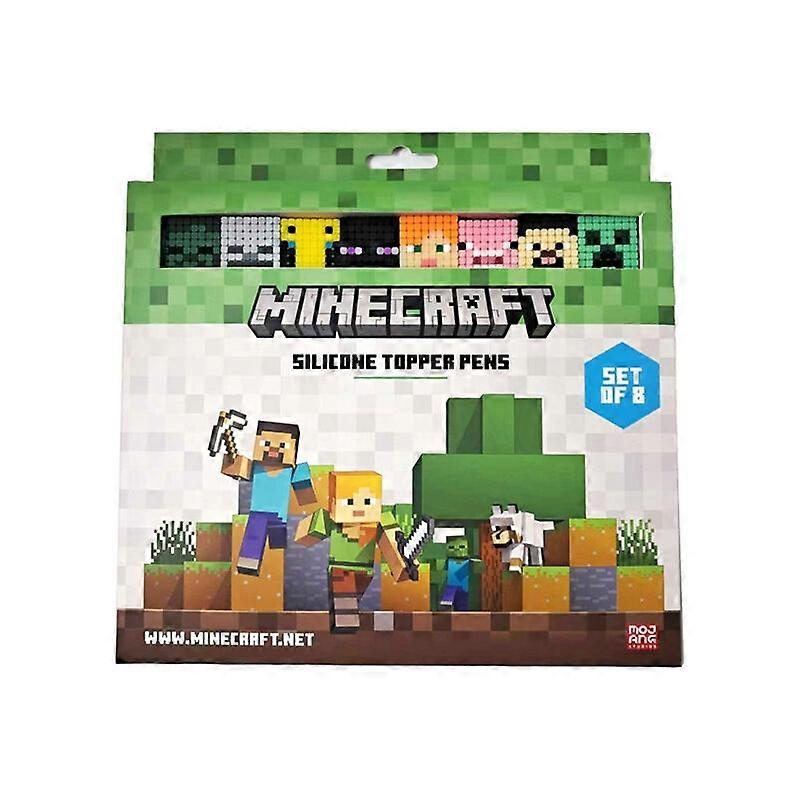 Lot de 8 stylos à pointe fine Minecraft