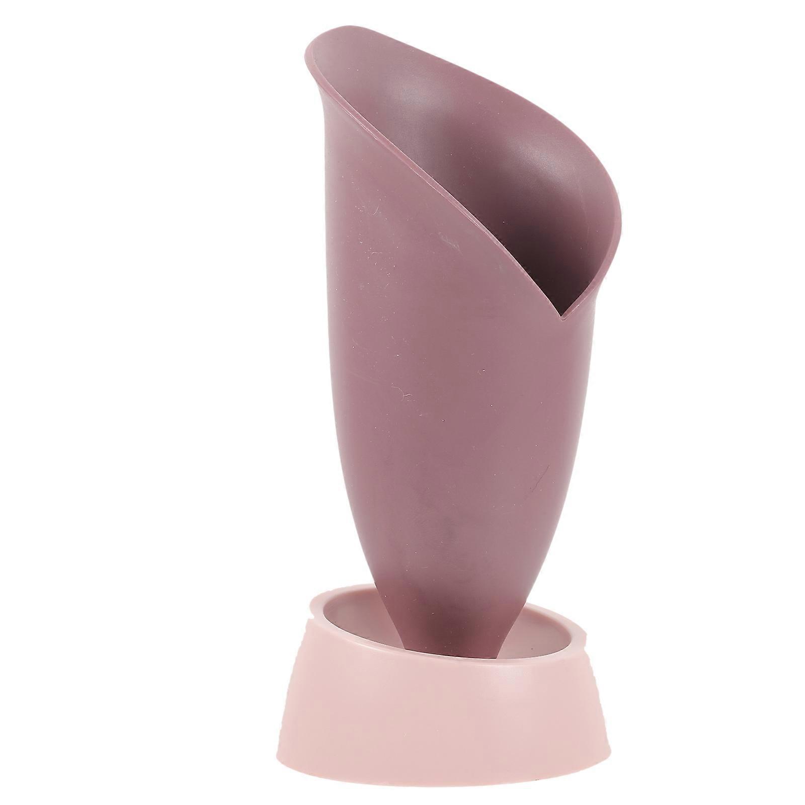 Kitchen Utensils Holder Plastic Flower Shape Practical Design Cutlery Storage Box 1Pack