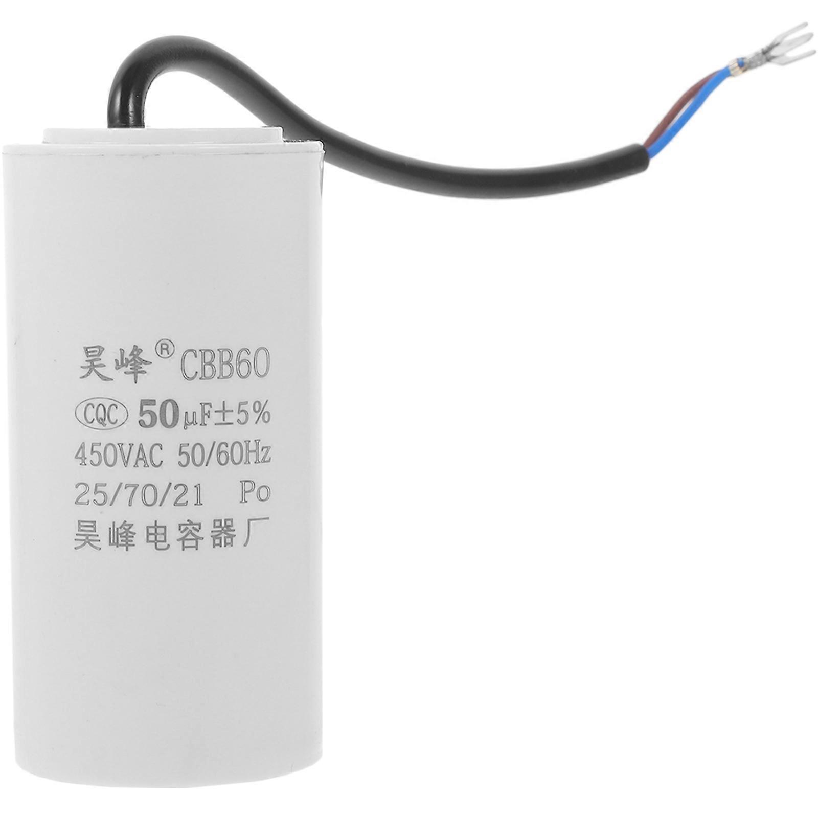 50uf Capacitor Motor Run Capacitor for Washing Machine 5Pcs Set