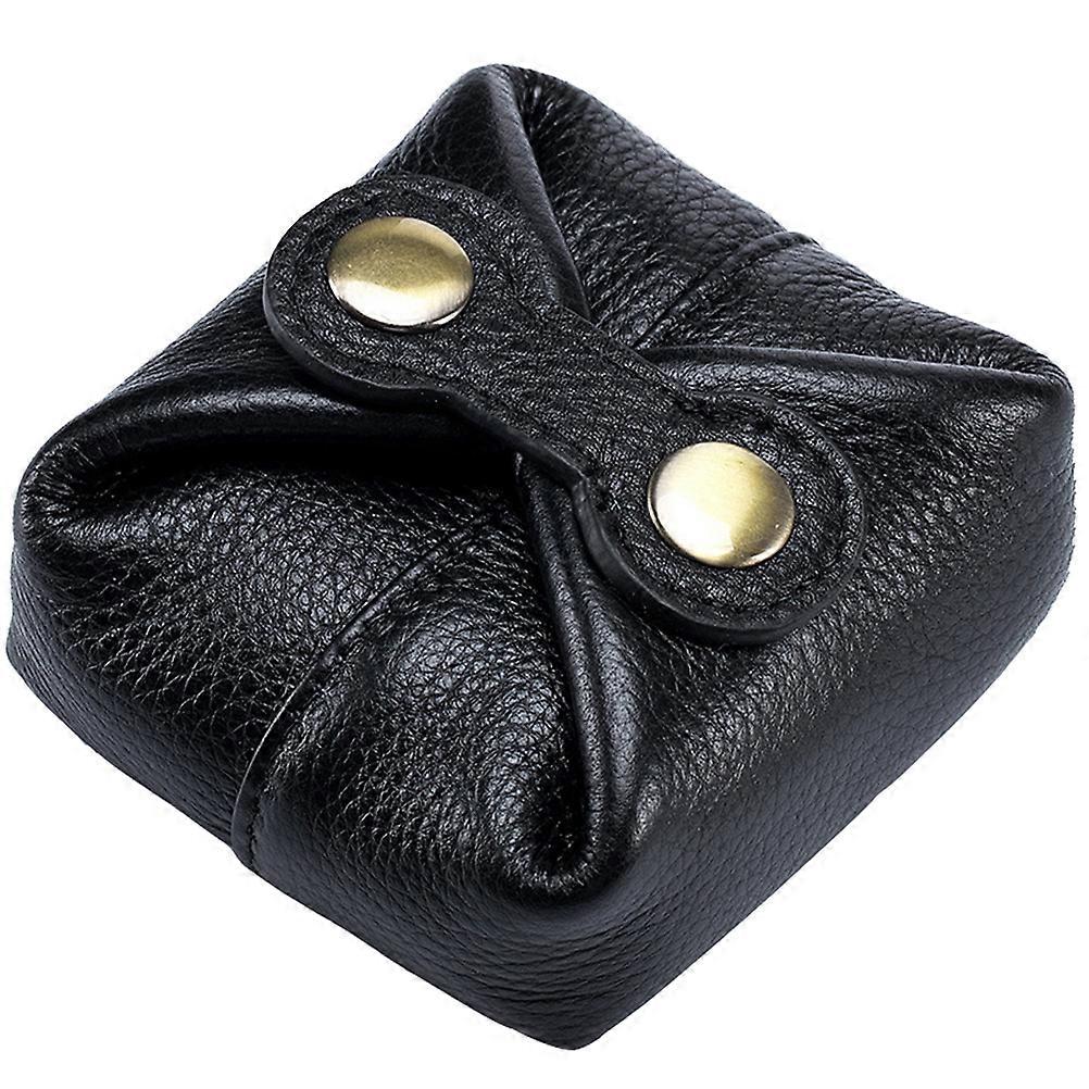 Lovely Supple Bag Coin Purse for Practical Use 4Pcs Black Compact Storage
