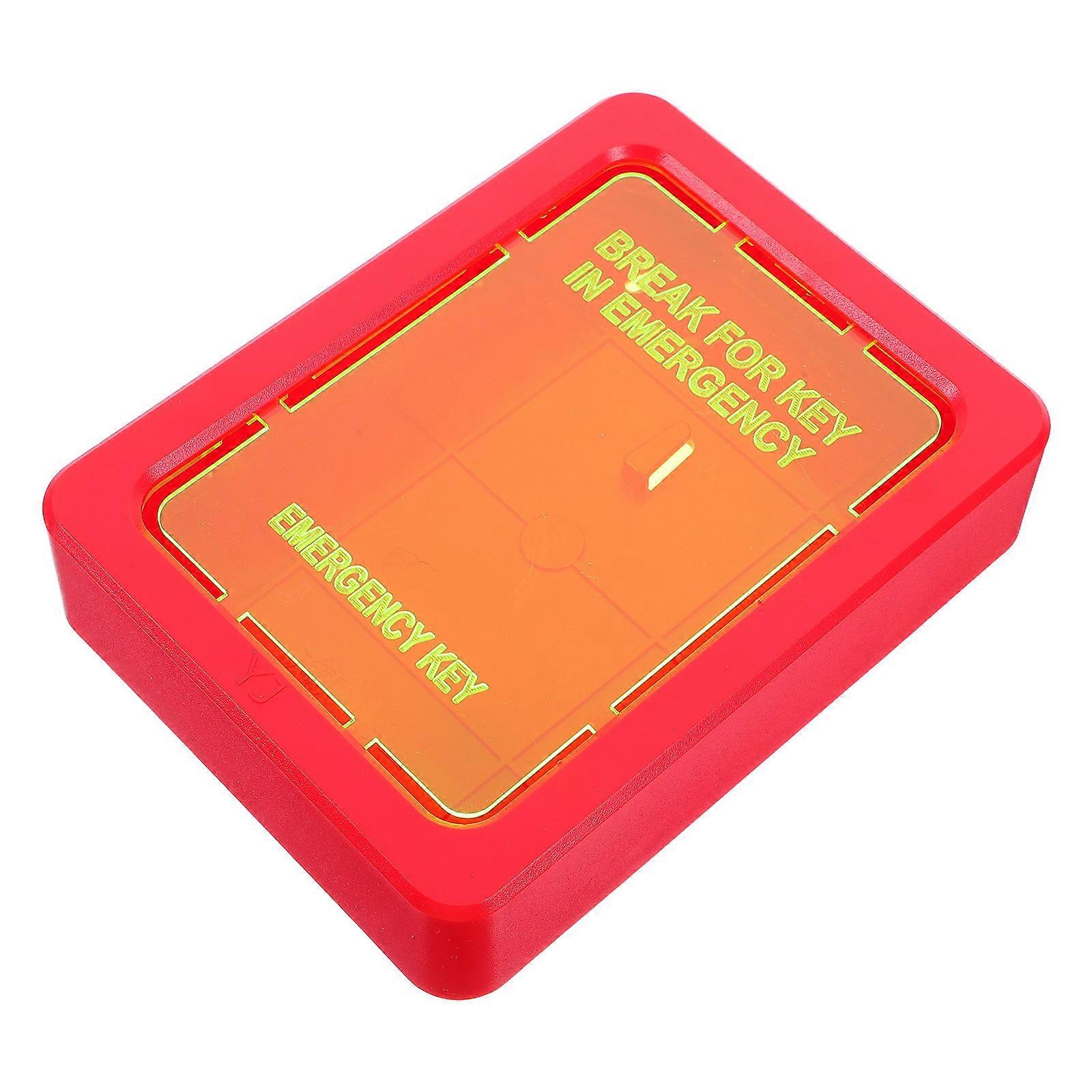 Fireproof Key Holder Secure Storage Box 2 Sets Compact Design Emergency For Home Door Window