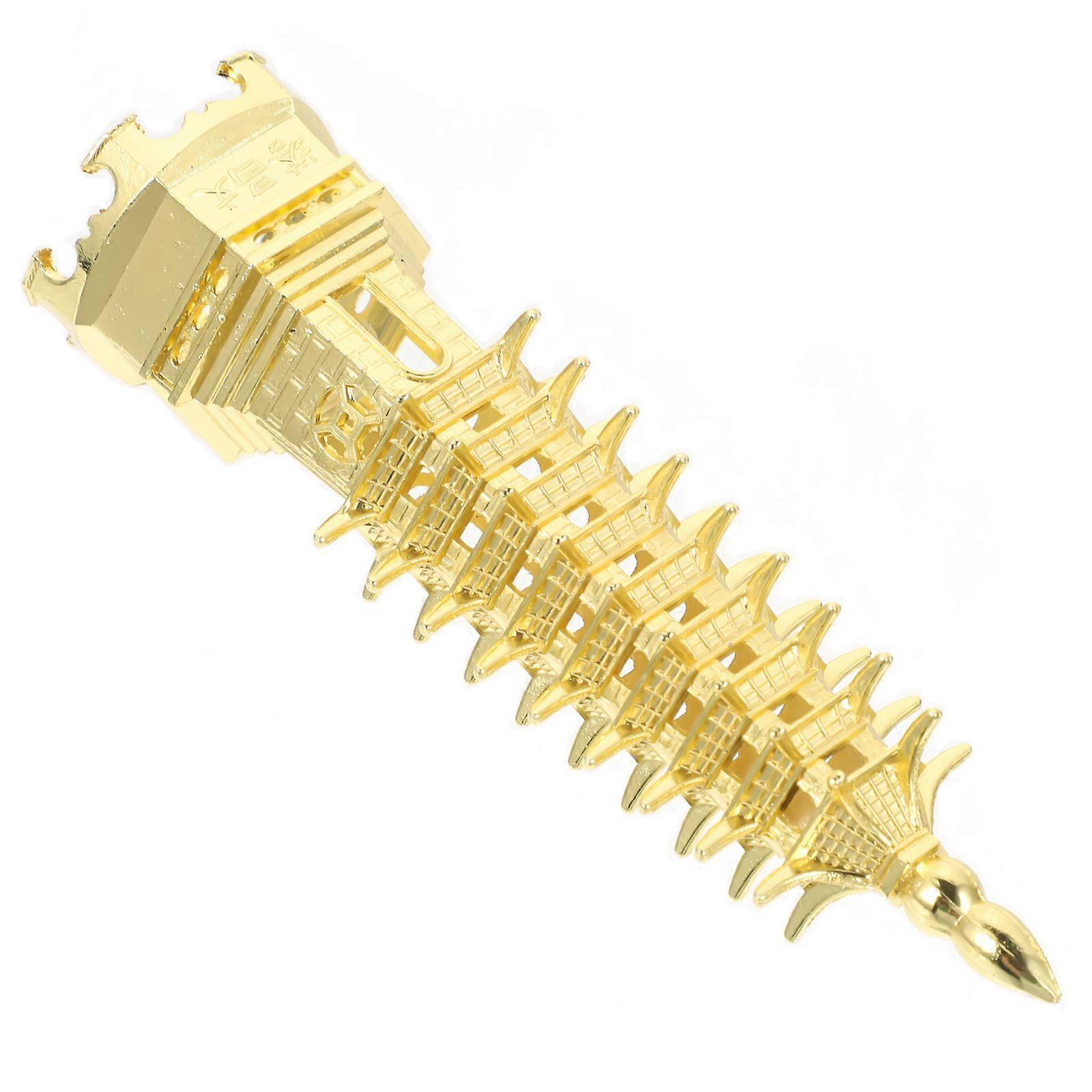 Statue for Decor 4Pcs Wenchang Tower Model Chinese Craft