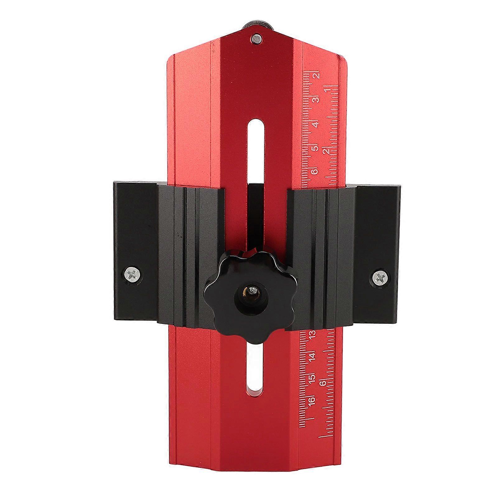 Thin Rip Jig Table Saw Jig Guide Stainless Steel Precise Thin Ripping Guide for Table Saw Band Saw Router Table Red