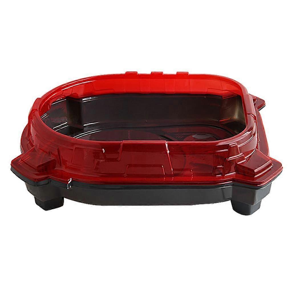 Plastic Burst Gyro Stadium Plate Stadium Enhanced Performance Red