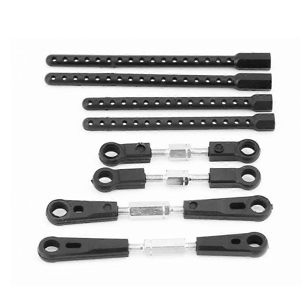 Model Accessories Steering Linkage Rod Car Shell Column Sets for HSP 94123 RC Car