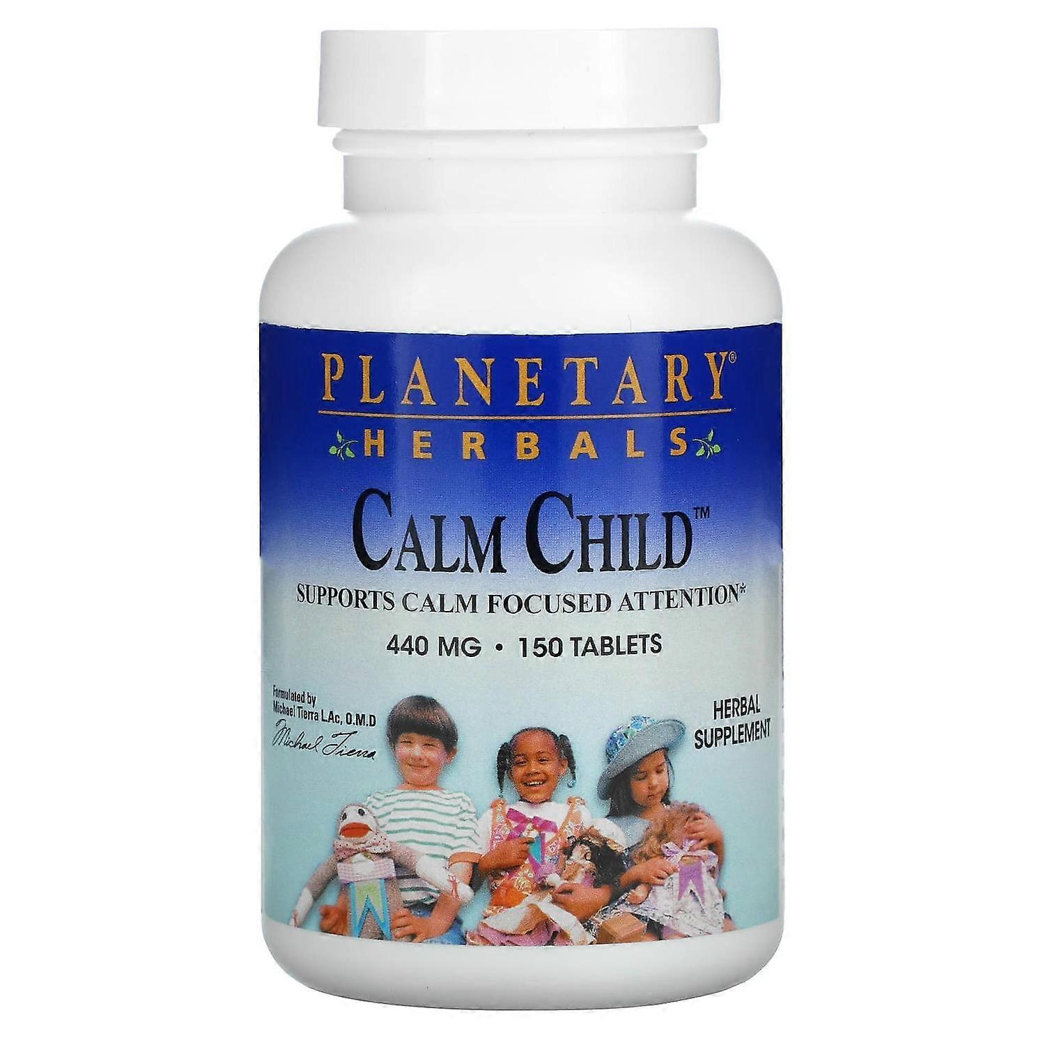 Planetary Herbals, Calm Child, 220 mg, 150 Tablets