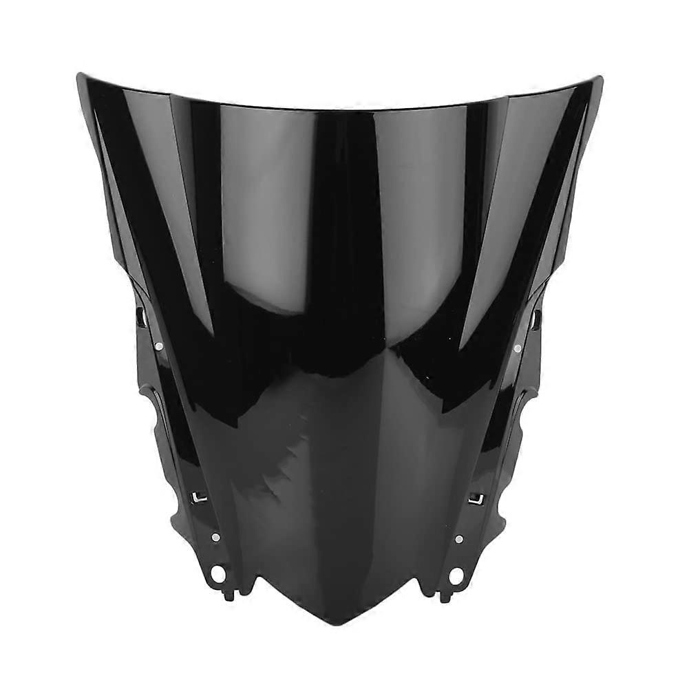 Windscreen Wind Deflector Protector For Yamaha YZFR25 20142018 And YZFR3 2015 Double Bubble Black Windshield